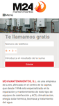 Mobile Screenshot of m24mantenimientos.com